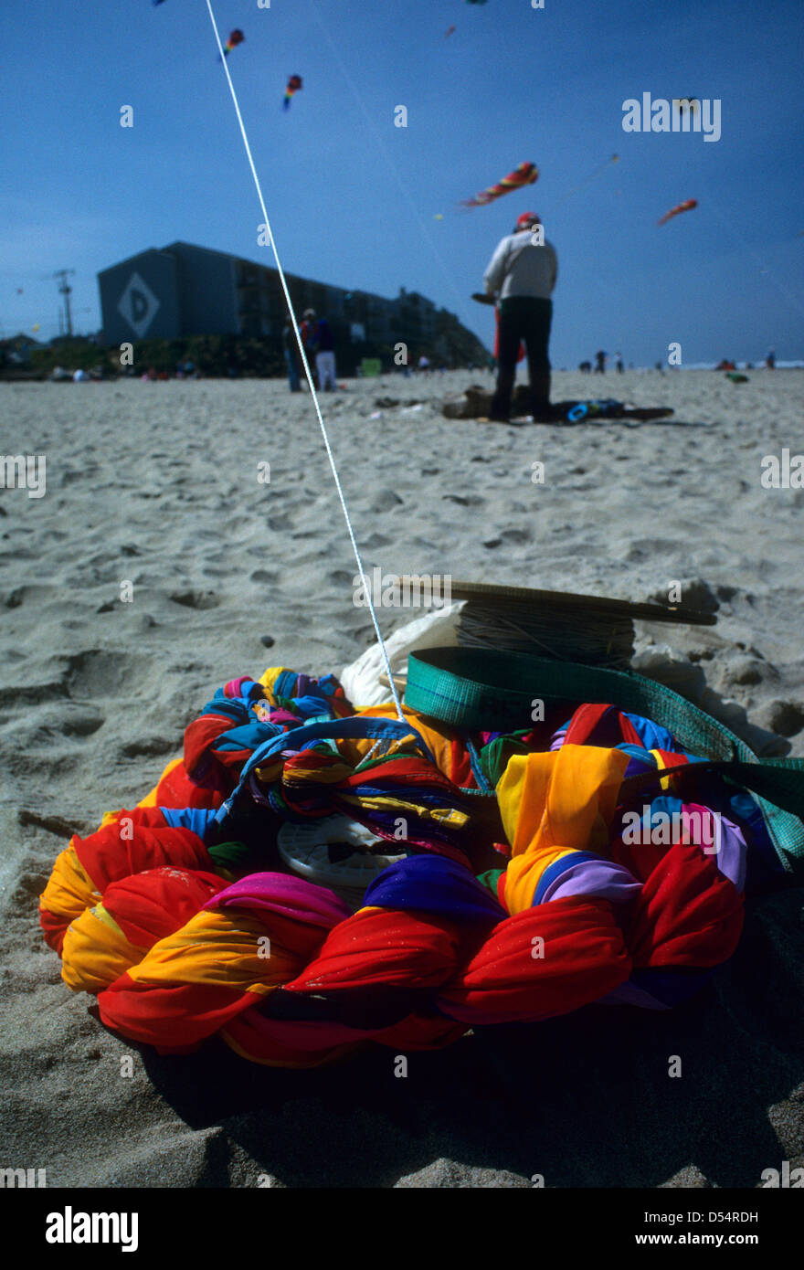 Kite Festival, Dee River State Park, Lincoln City, Oregon Banque D'Images