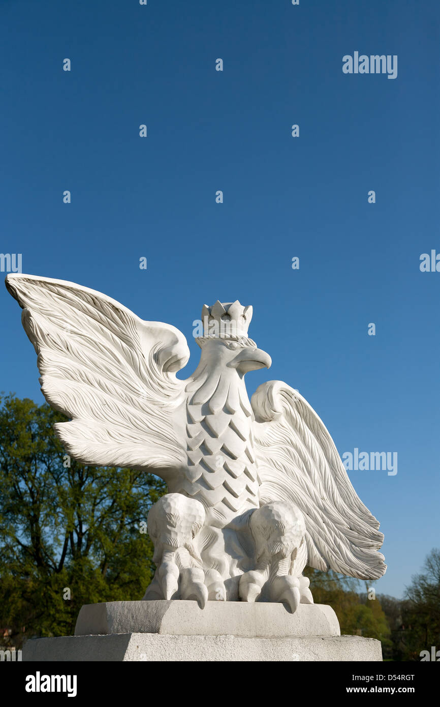 Vandsburg, Pologne, Mémorial commémore les victimes de la Seconde Guerre mondiale Banque D'Images