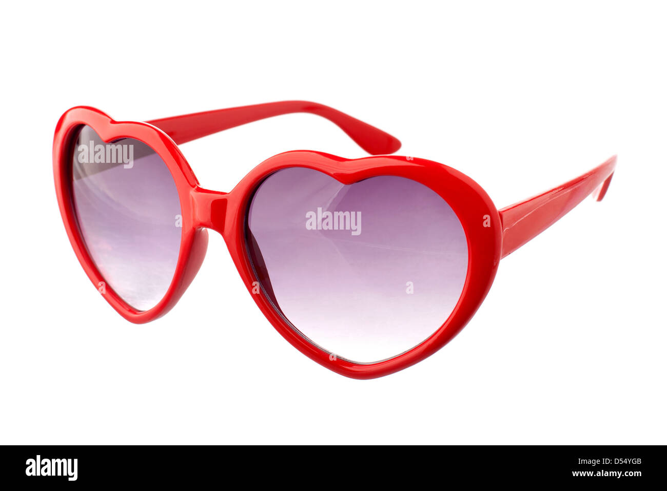 Lunettes de soleil en forme de coeur Banque D'Images