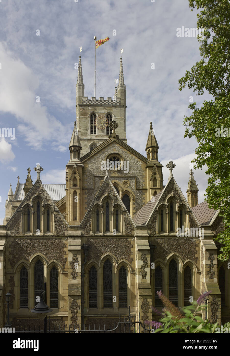 La cathédrale de Southwark east front Banque D'Images