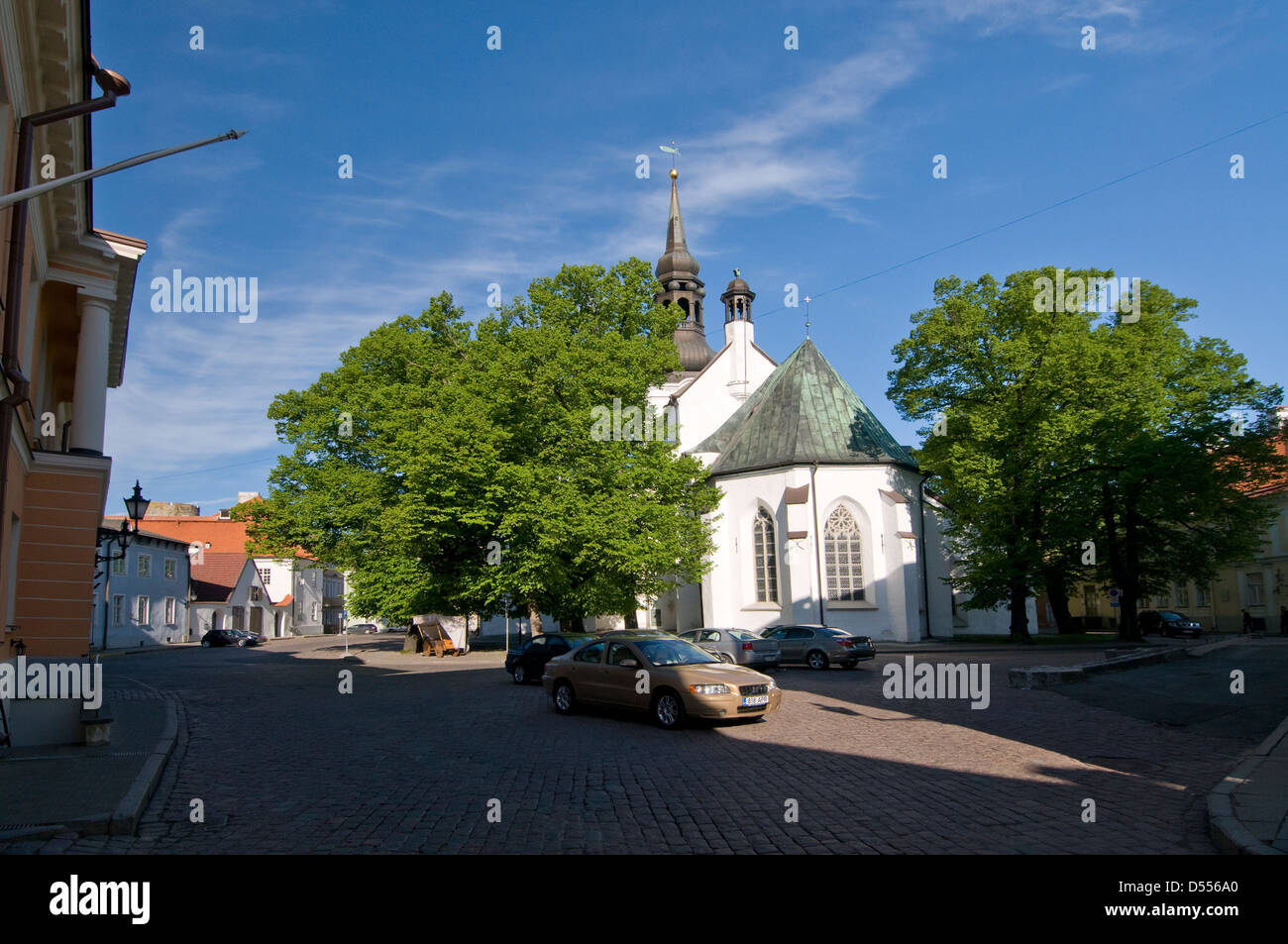 Cathédrale de St.Mary la Vierge sur la colline de Toompea dans la vieille ville de Tallinn, Tallinn, Estonie, pays baltes. Banque D'Images