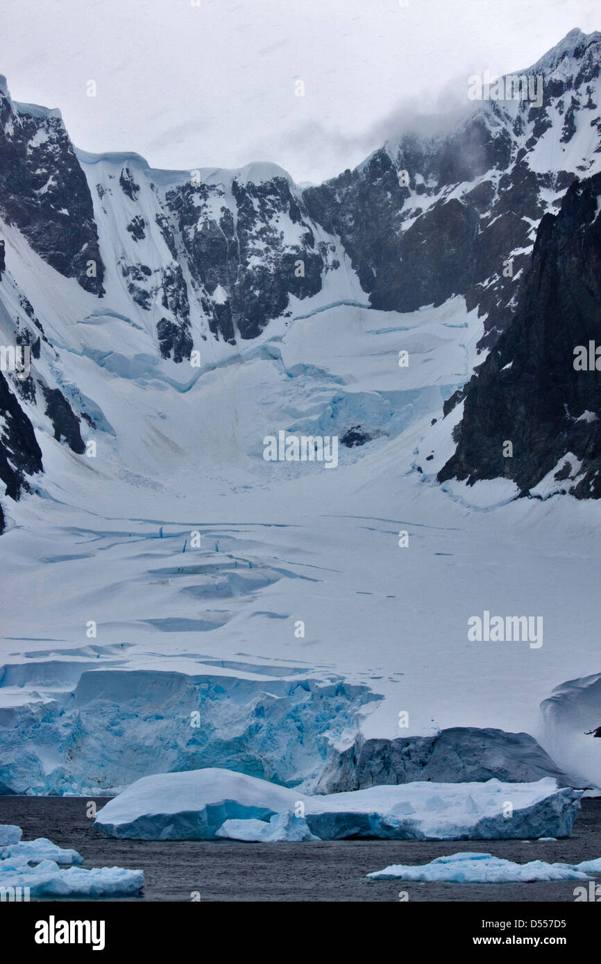 Le détroit de Gerlache, Péninsule Antarctique Banque D'Images
