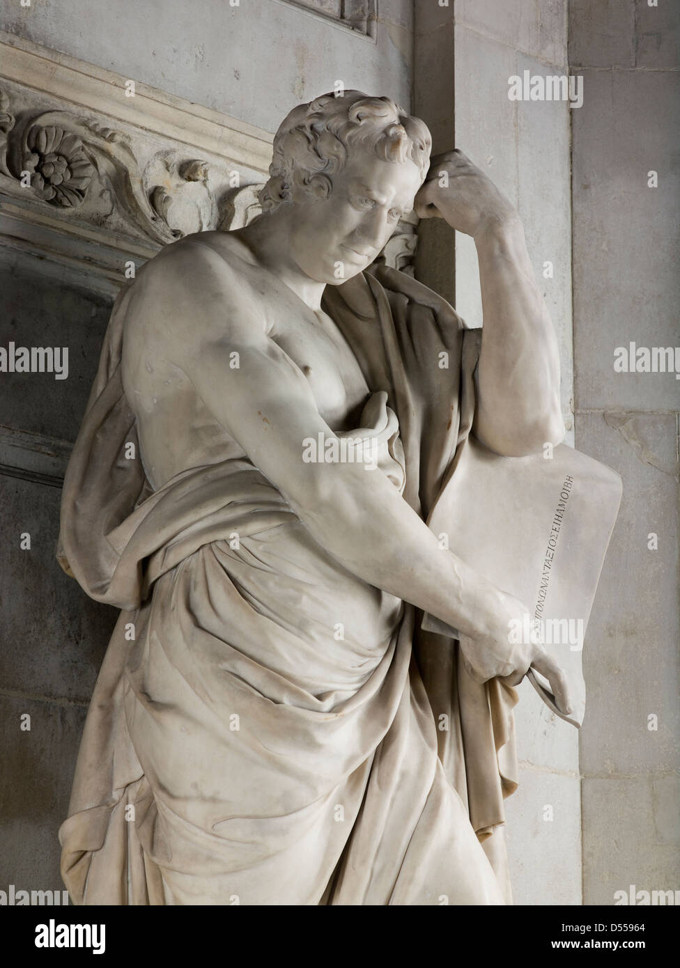 Saint Paul's Cathedral, London. Docteur Samuel Johnson Banque D'Images