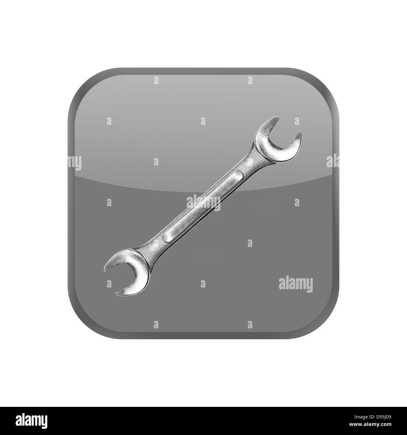 E commerce isolé boutons sur un fond blanc. Banque D'Images