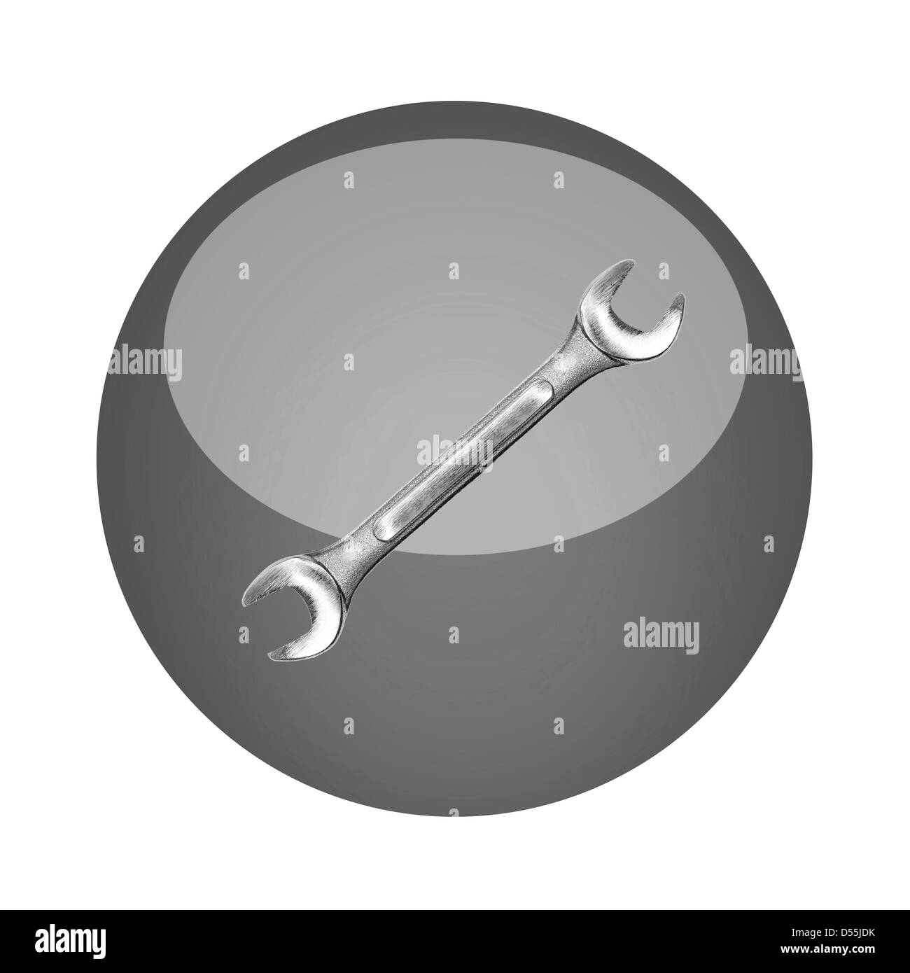 E commerce isolé boutons sur un fond blanc. Banque D'Images