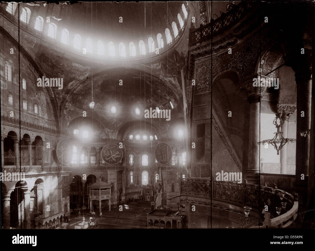 Sainte-sophie, Istanbul, Turquie, 1914. Banque D'Images