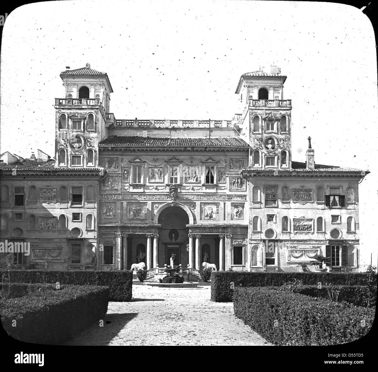 Villa Medici, Rome, Italie. Banque D'Images