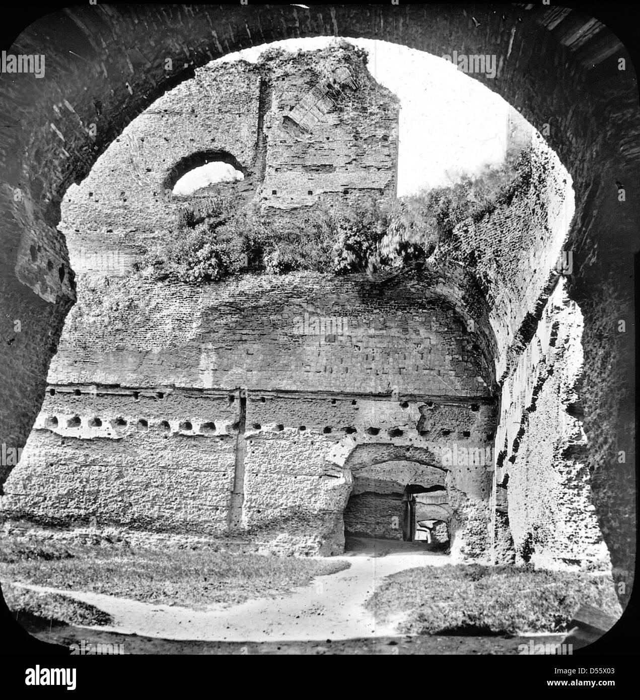 Rome Thermes De Caracolla De L Exterieur Photo Stock Alamy