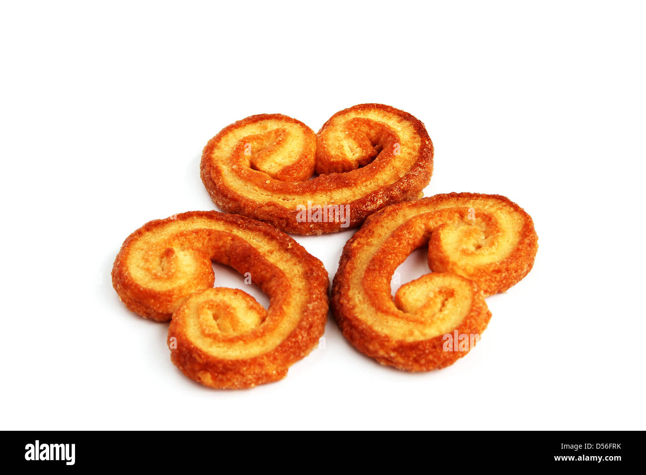 Cookies isolé sur fond blanc. Banque D'Images Cookies isolé sur fond blanc. Banque D'Images