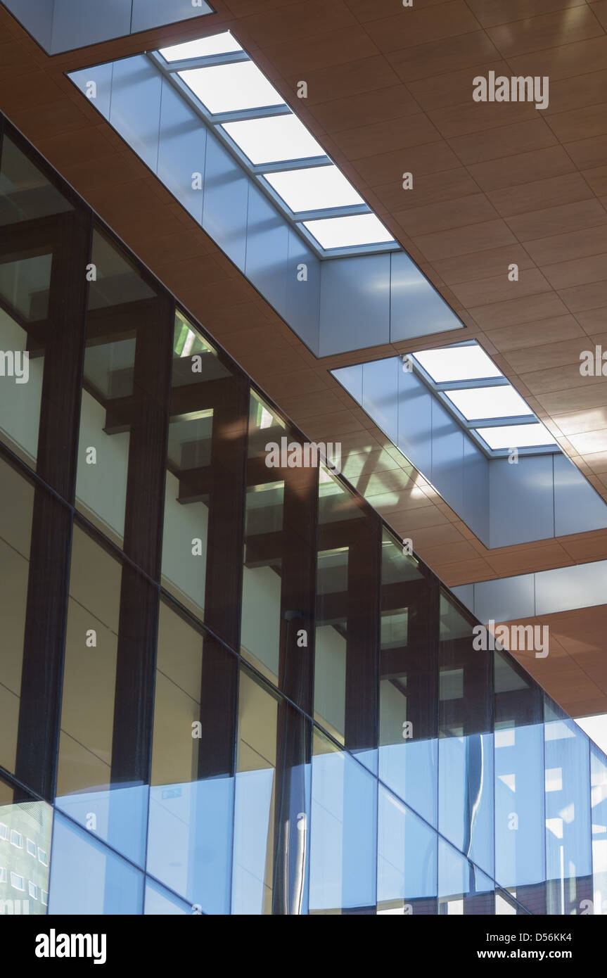 Une vue du nouveau Fries Museum, Leeuwarden, Pays-Bas Banque D'Images
