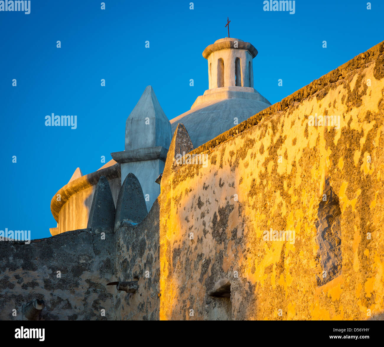 Mission Nuestra Señora de la Purísima Concepción de Acuña (également Mission Concepcion) à San Antonio, Texas Banque D'Images