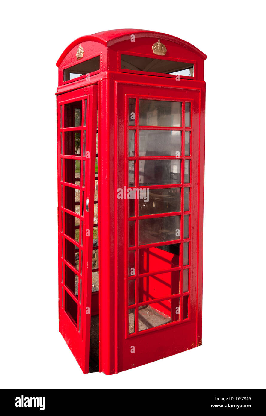 Boîte de téléphone rouge UK Banque D'Images