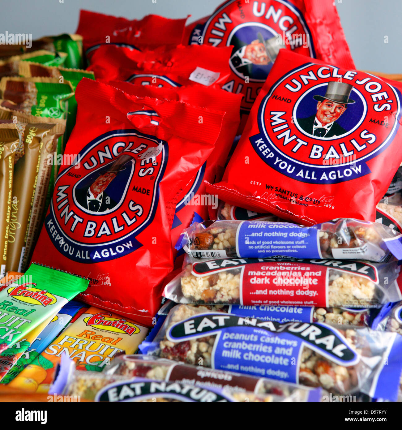 À l'intérieur de l'éthique et naturel,magasin de produits d'origine locale appelée 'éléphants divertissant',à Church Stretton, Shropshire. Banque D'Images