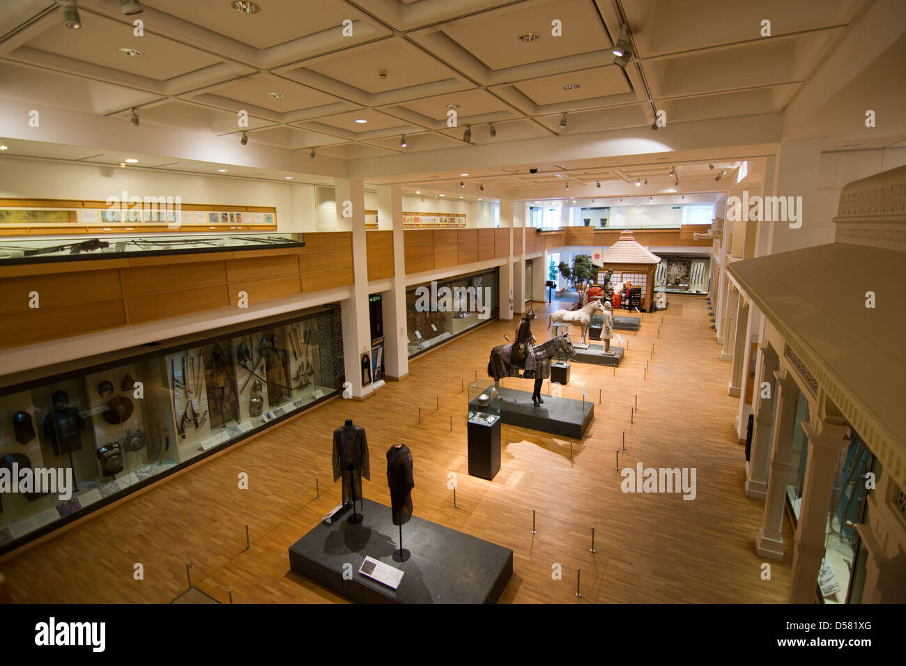 À l'intérieur de la Royal Armouries à Leeds Banque D'Images