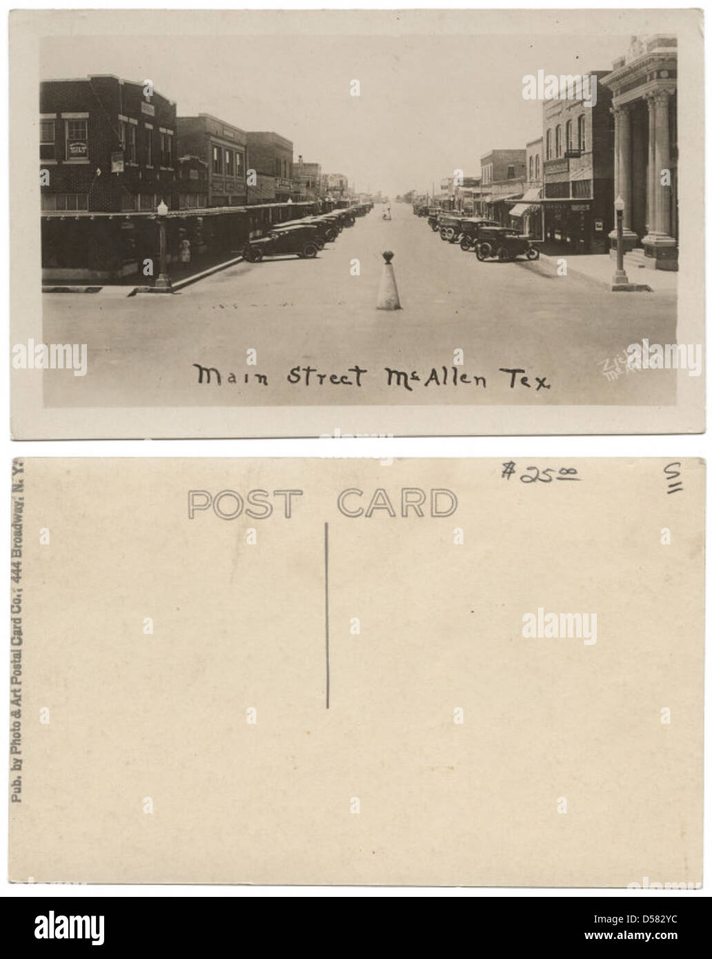 Main Street, McAllen, au Texas. Banque D'Images