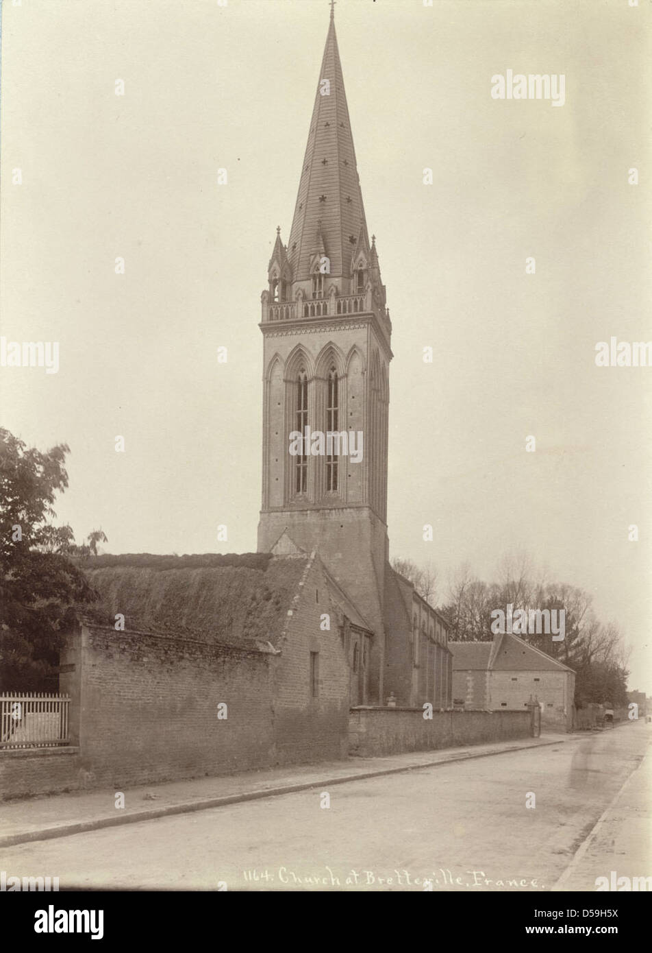 Église de Bretteville Banque D'Images