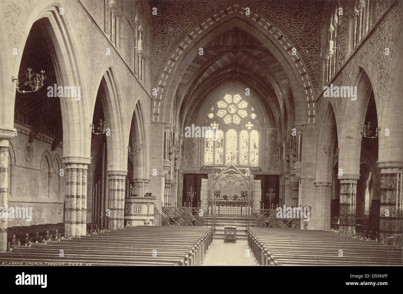 St John's Church, Torquay Banque D'Images