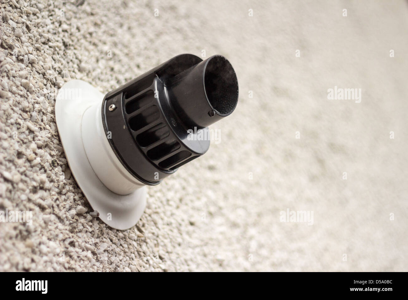 Combustion chaudière à condensation extérieure Banque D'Images