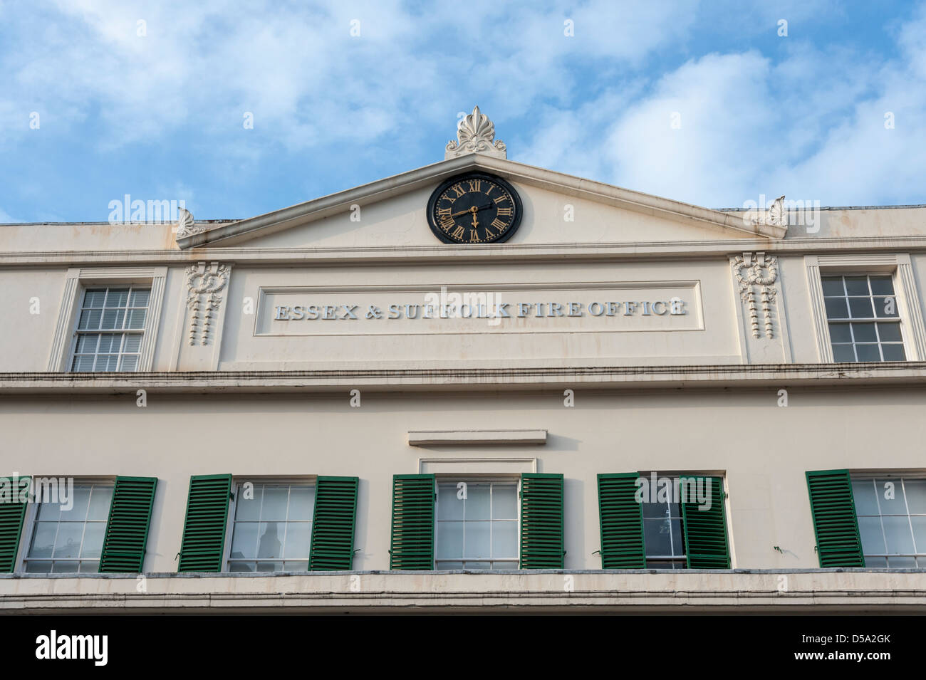 L'ancien l'Essex et le Suffolk Fire office building Colchester UK Banque D'Images