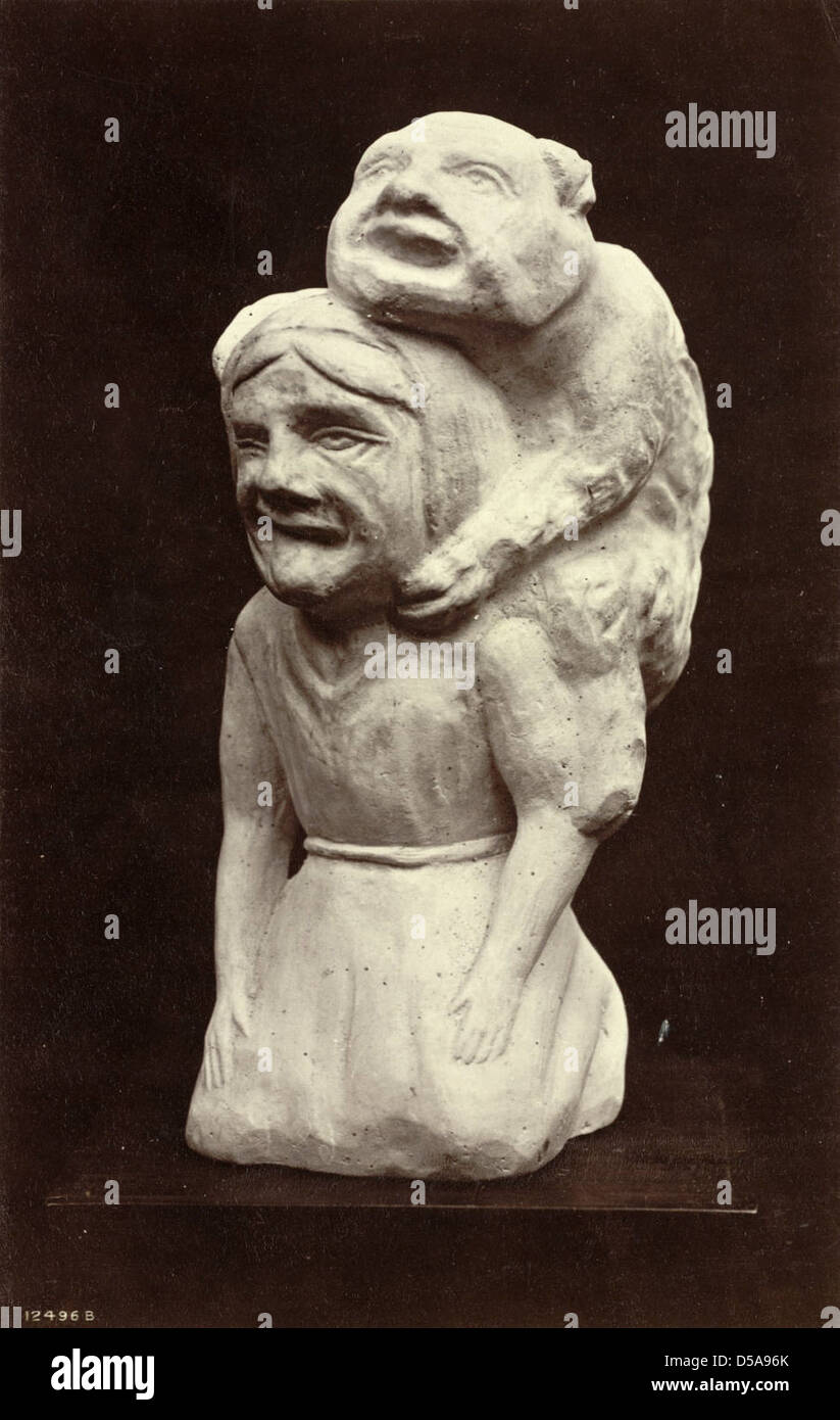 Les figures grotesques de la cathédrale de Lincoln Banque D'Images