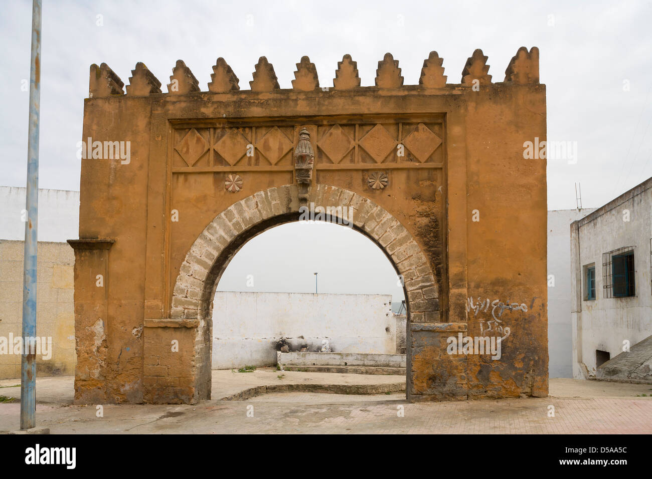 Le MAROC, Larache, LA DOUANE Banque D'Images