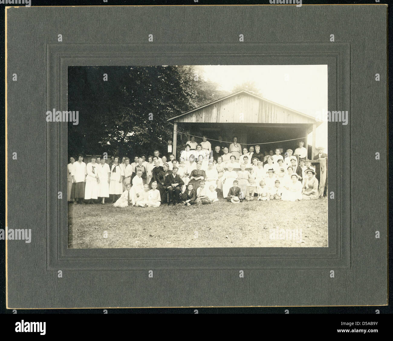 L'économie d'accueil pique-nique Club tenue à l'est du camp, la Sardaigne, NY, le 14 septembre 1916, ... Banque D'Images
