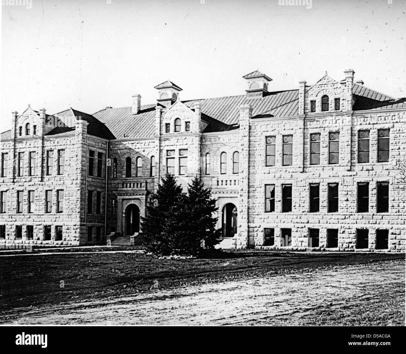 Women's building at Kansas Agricultural College, autour de 1910-20. Banque D'Images