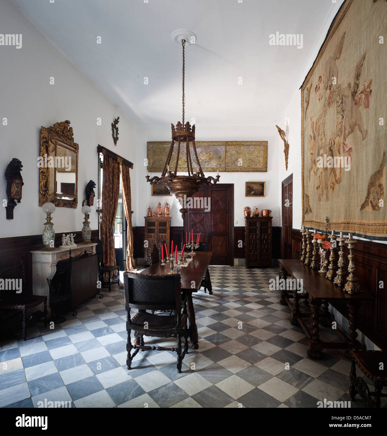 Palais de duché de Medina Sidonia, Sanlucar de Barrameda, Cadiz, Espagne Banque D'Images