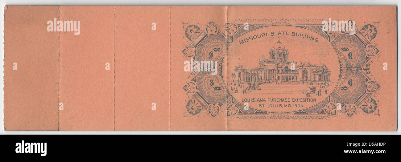 1904 Convention Nationale Démocratique Admission Ticket Banque D'Images