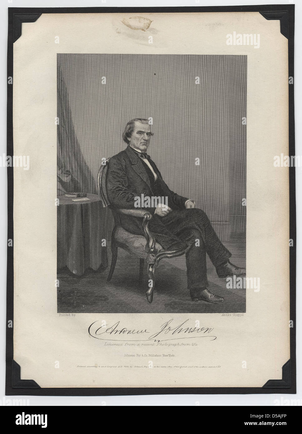 Andrew Johnson Banque D'Images