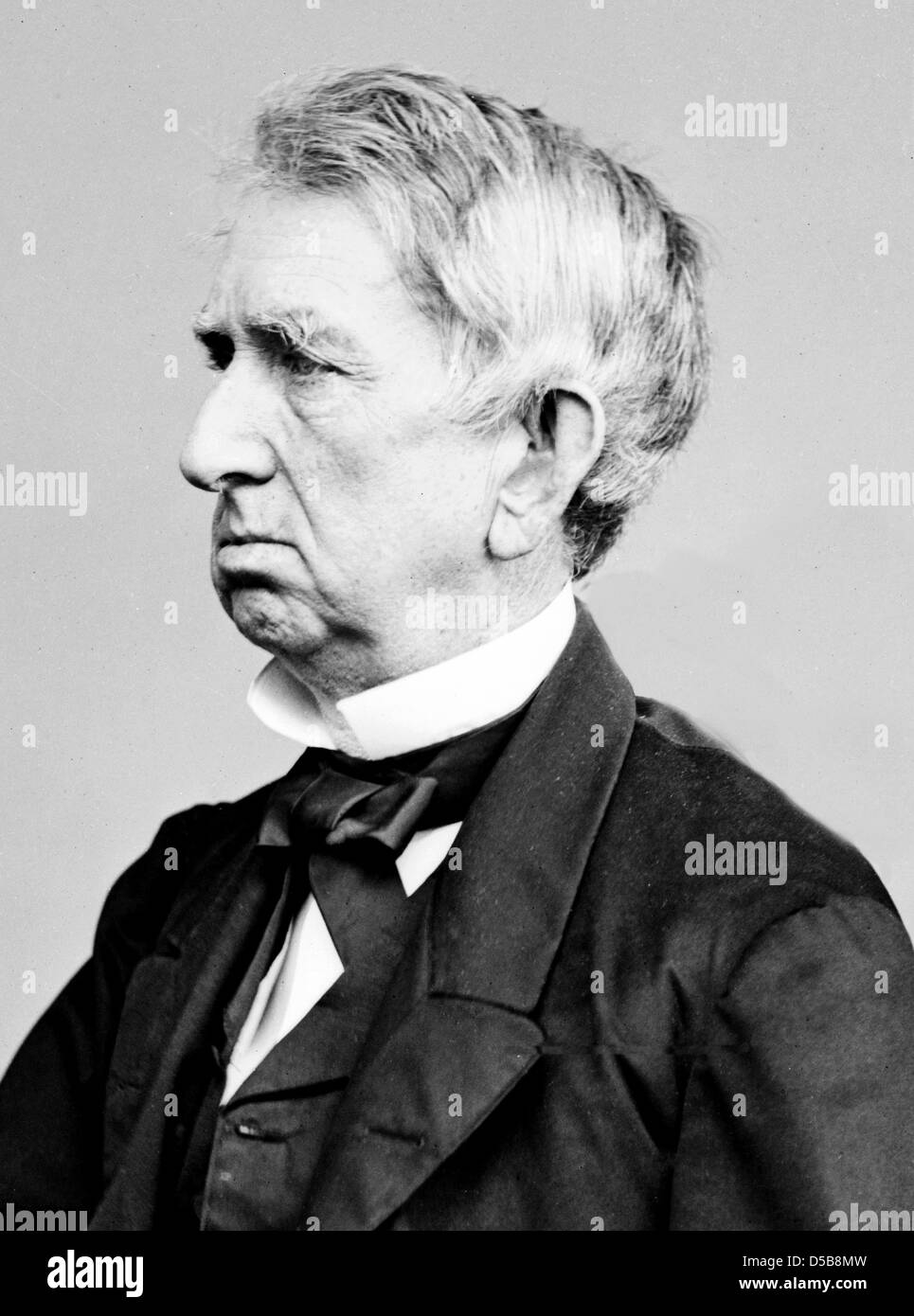 WILLIAM SEWARD (1801-1872) Secrétaire d'État en vertu de l'Abraham Lincoln de 1865 Banque D'Images