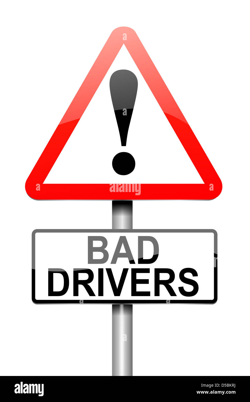 Les mauvais conducteurs. Banque D'Images