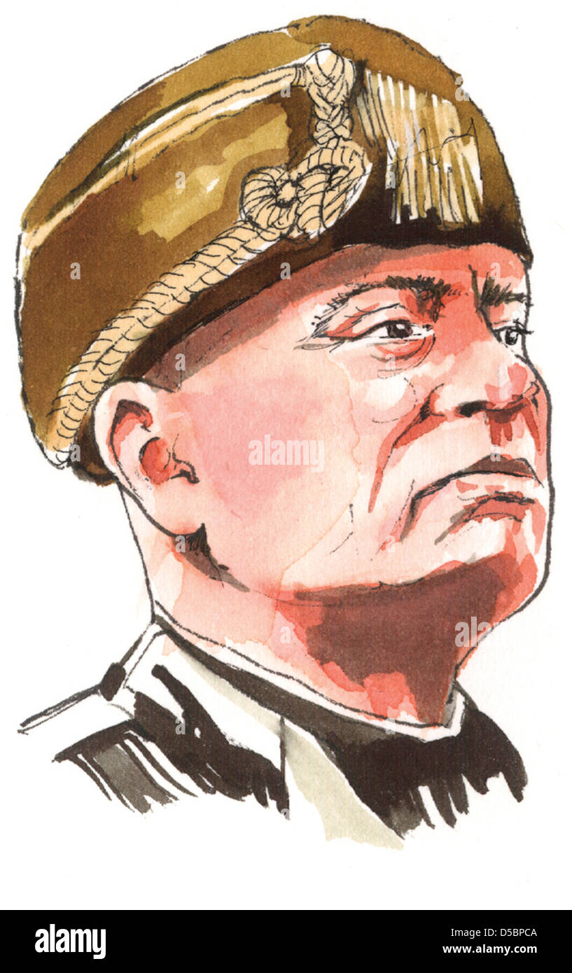 Mussolini Banque D'Images