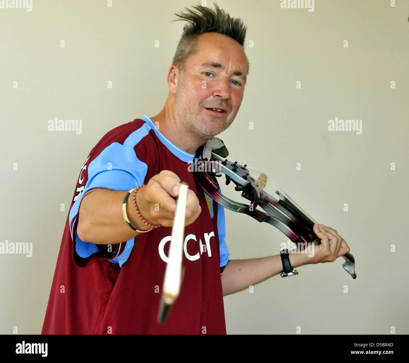 Nigel Kennedy lors d'un photocall à Grand Hotel Esplanade. Berlin, Allemagne - 07.09.2009 Banque D'Images