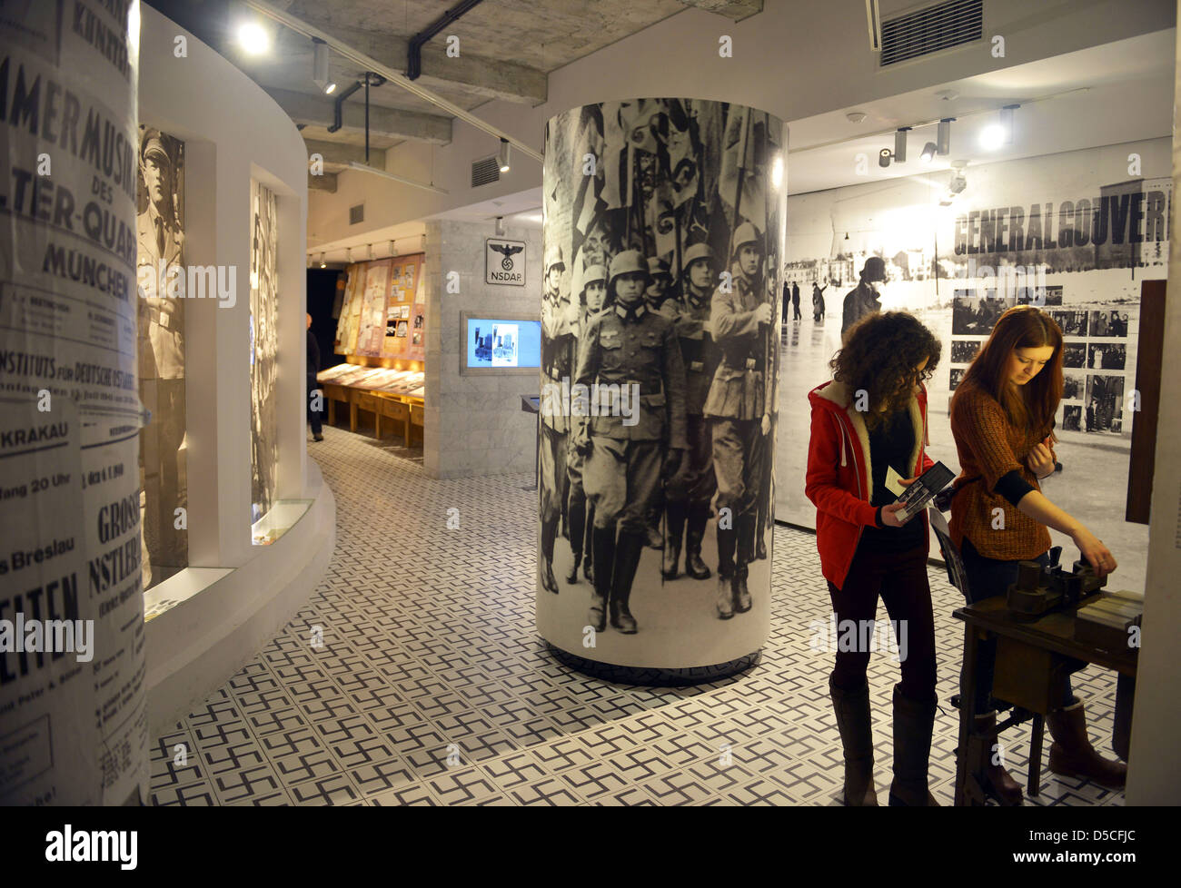 Musée de l'usine d'Oskar Schindler, Cracovie, Pologne Banque D'Images