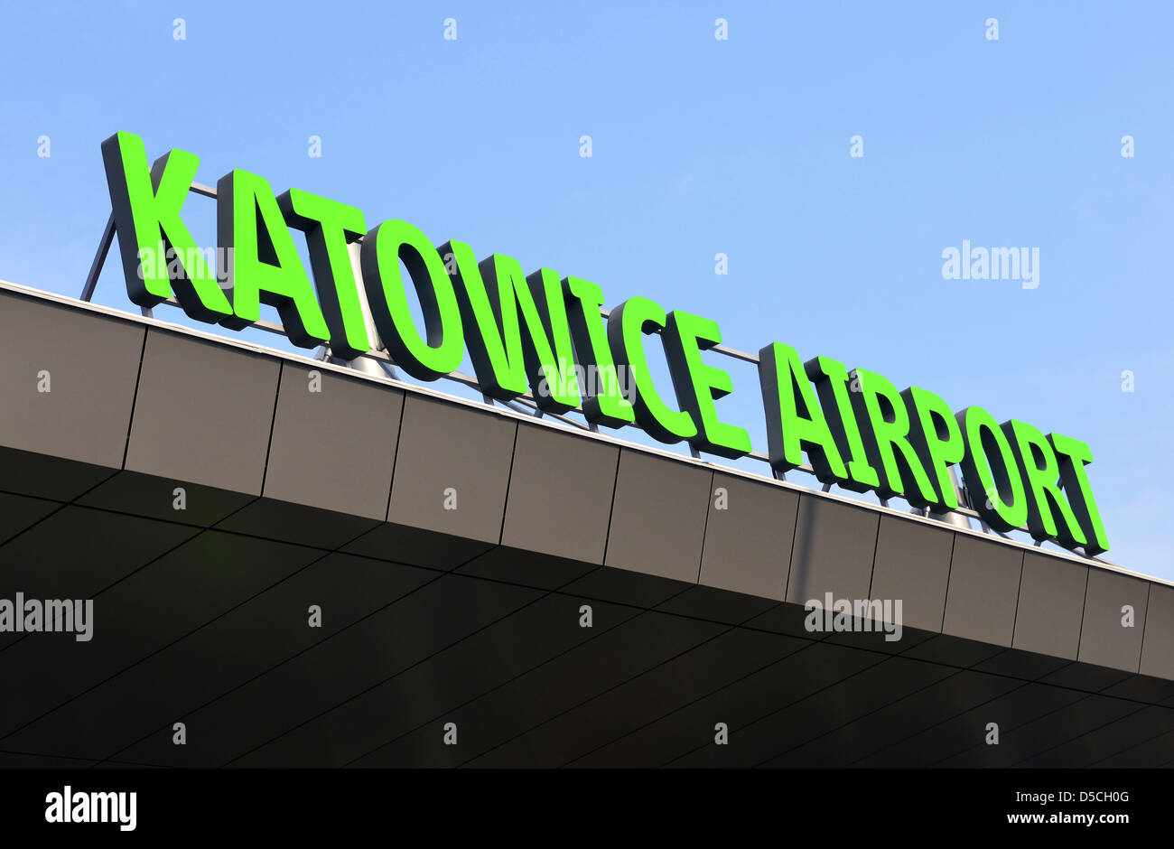 L'Aéroport International de Katowice, Pologne Banque D'Images