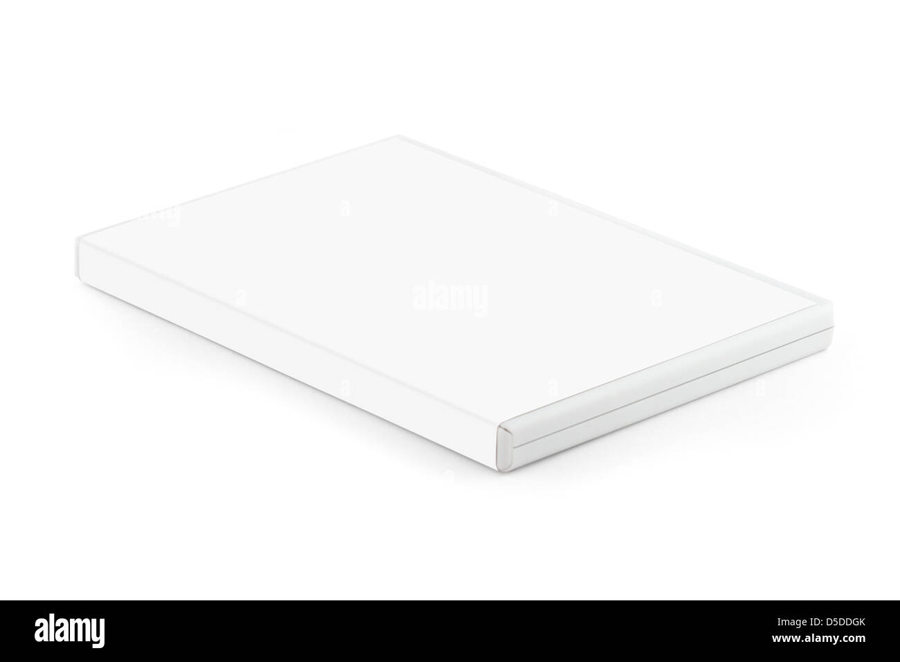 Boîte DVD avec couvercle blanc Banque D'Images