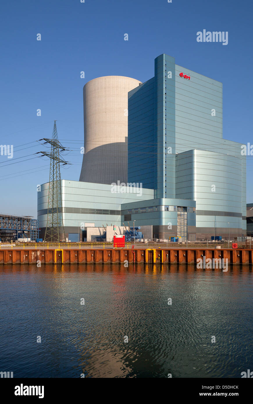 Les dates, l'Allemagne, l'AEON centrale de charbon Datteln 4 Banque D'Images