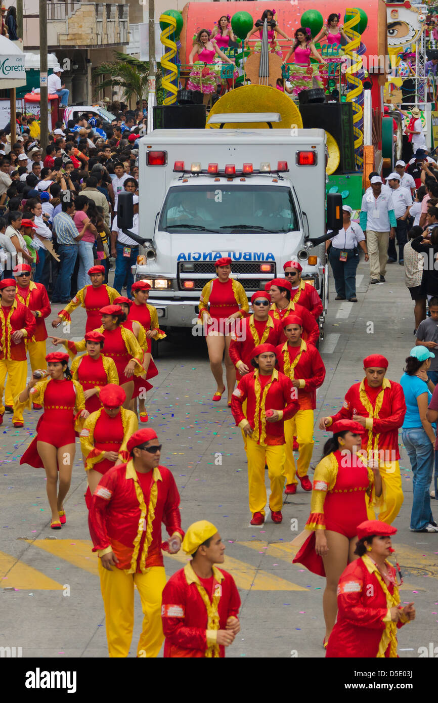 Défilé de carnaval, Veracruz, Mexique Banque D'Images