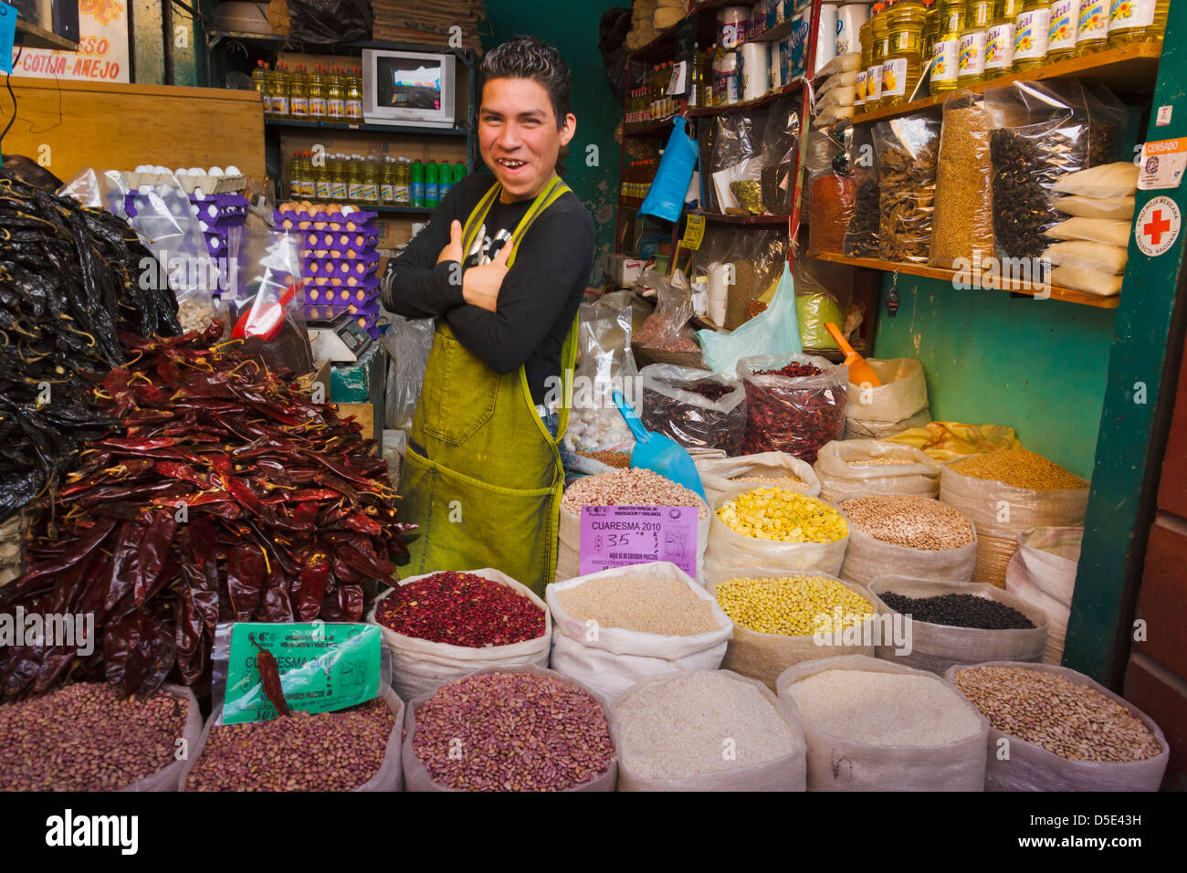 Marché, Patzcuaro, Michoacan State, Mexico Banque D'Images