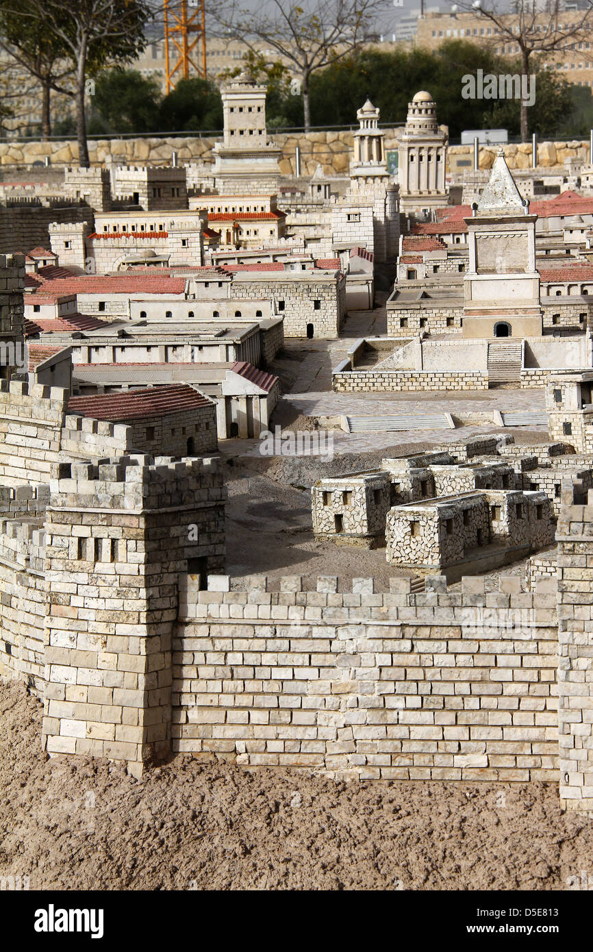 Tombeau du Roi David. De Tours (Fasael Gippikus, Hérode et Mariamne) dans  l'ancienne Jérusalem Photo Stock - Alamy
