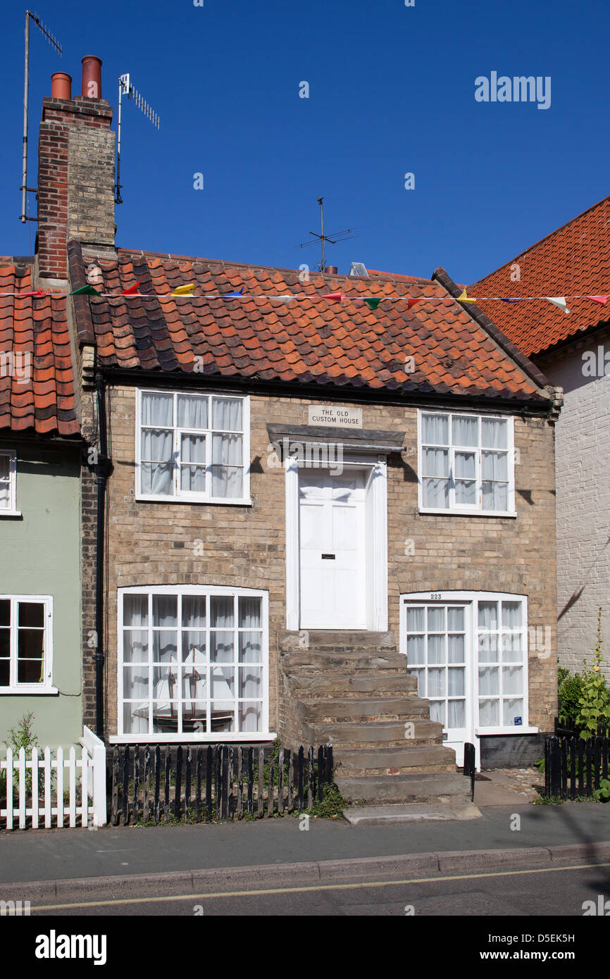 Maison mitoyenne à Aldeburgh Banque D'Images