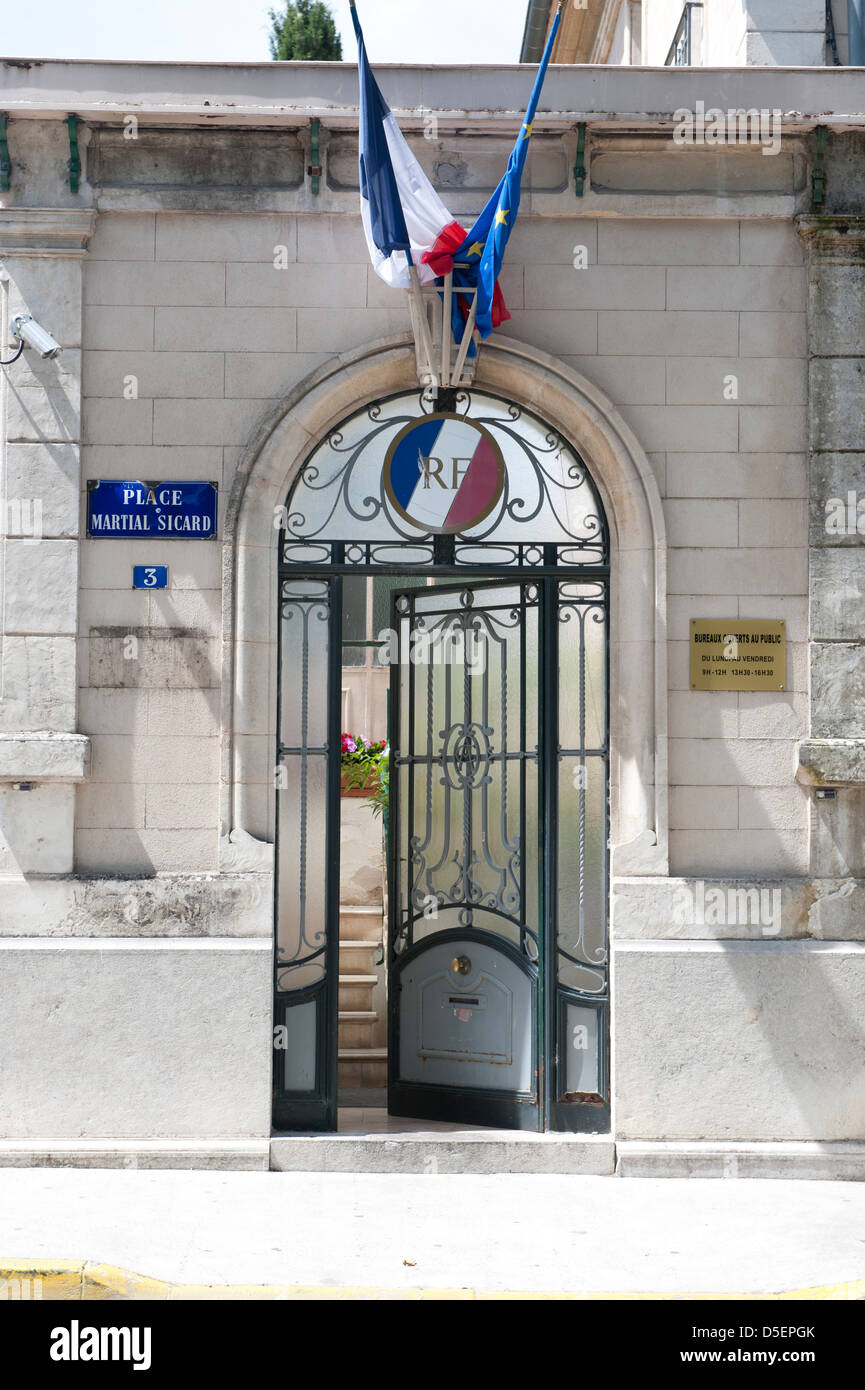 Village de Forcalquier, Provence, France. Banque D'Images