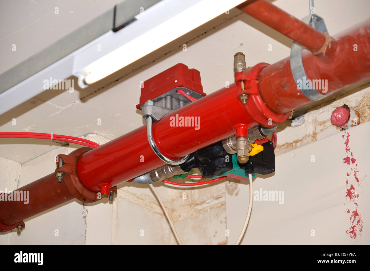 Pompe à eau système sprinkleur nombre 3296 Banque D'Images