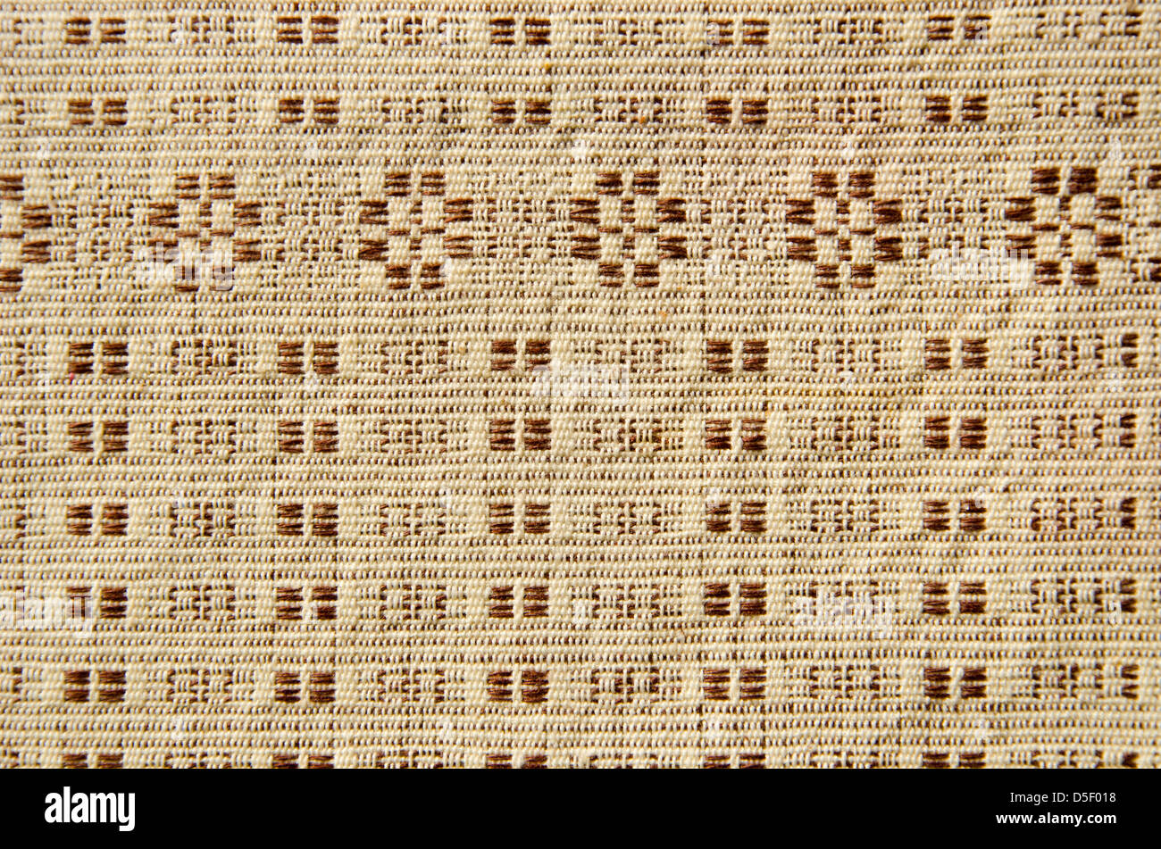 Vieux et ornementales et la texture de fond lin Banque D'Images