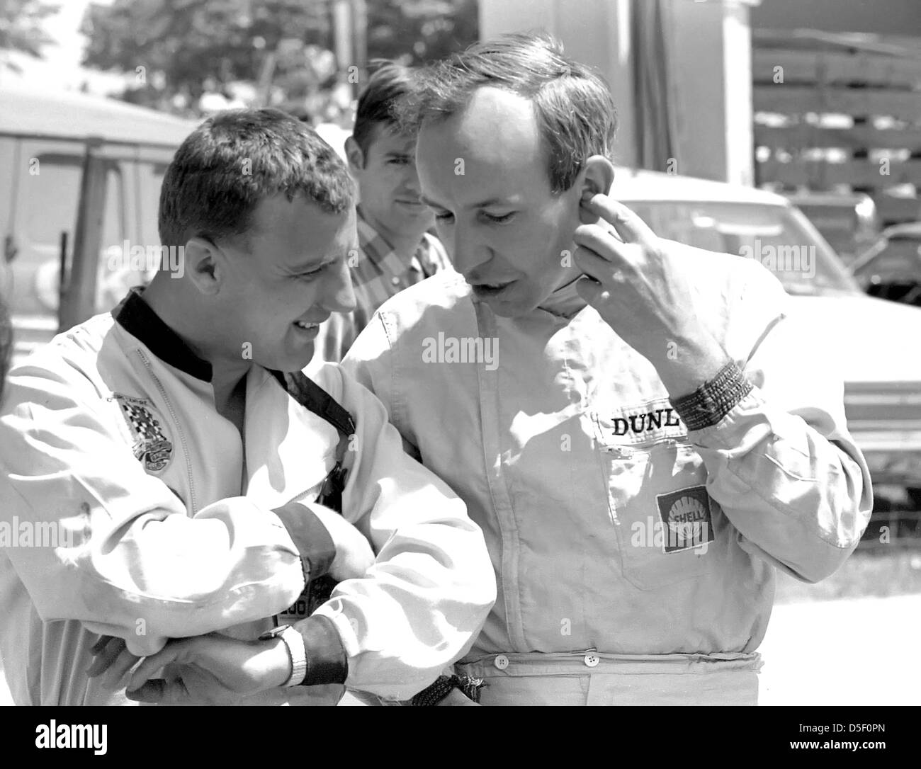 Jonh Surtees;Angleterre;Champion du Monde;formelle Race Driver en 1964 photographié à Mosport Raceway près de Bowmanville, Ontario, Banque D'Images