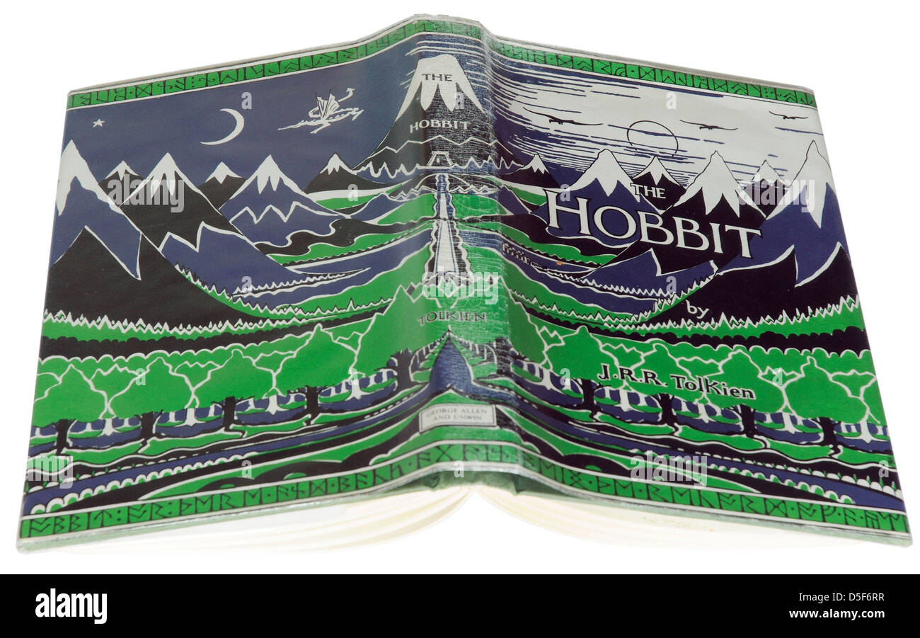 Le Hobbit par JRR Tolkien Banque D'Images