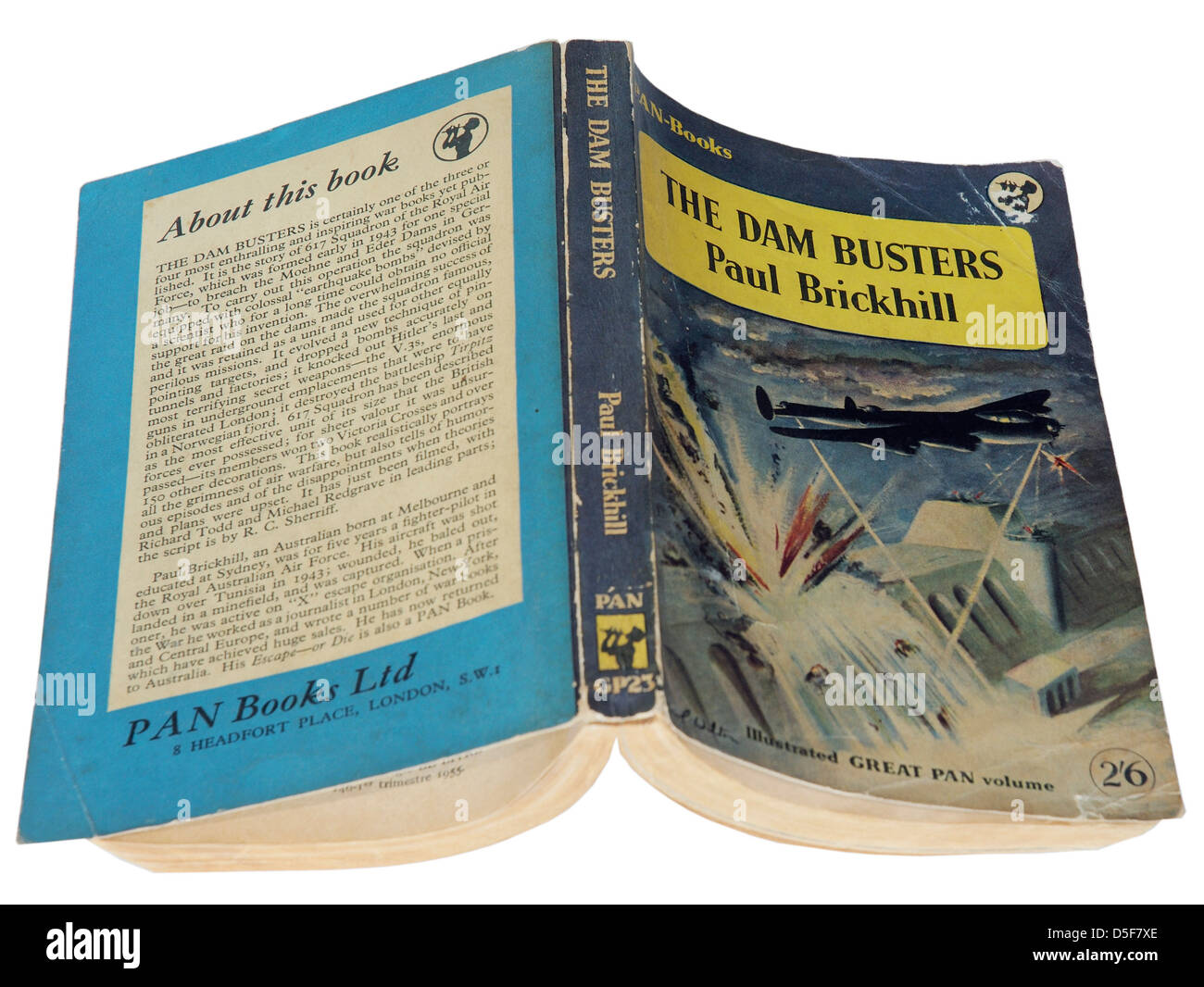 La Dam Busters par Paul Brickhill Banque D'Images