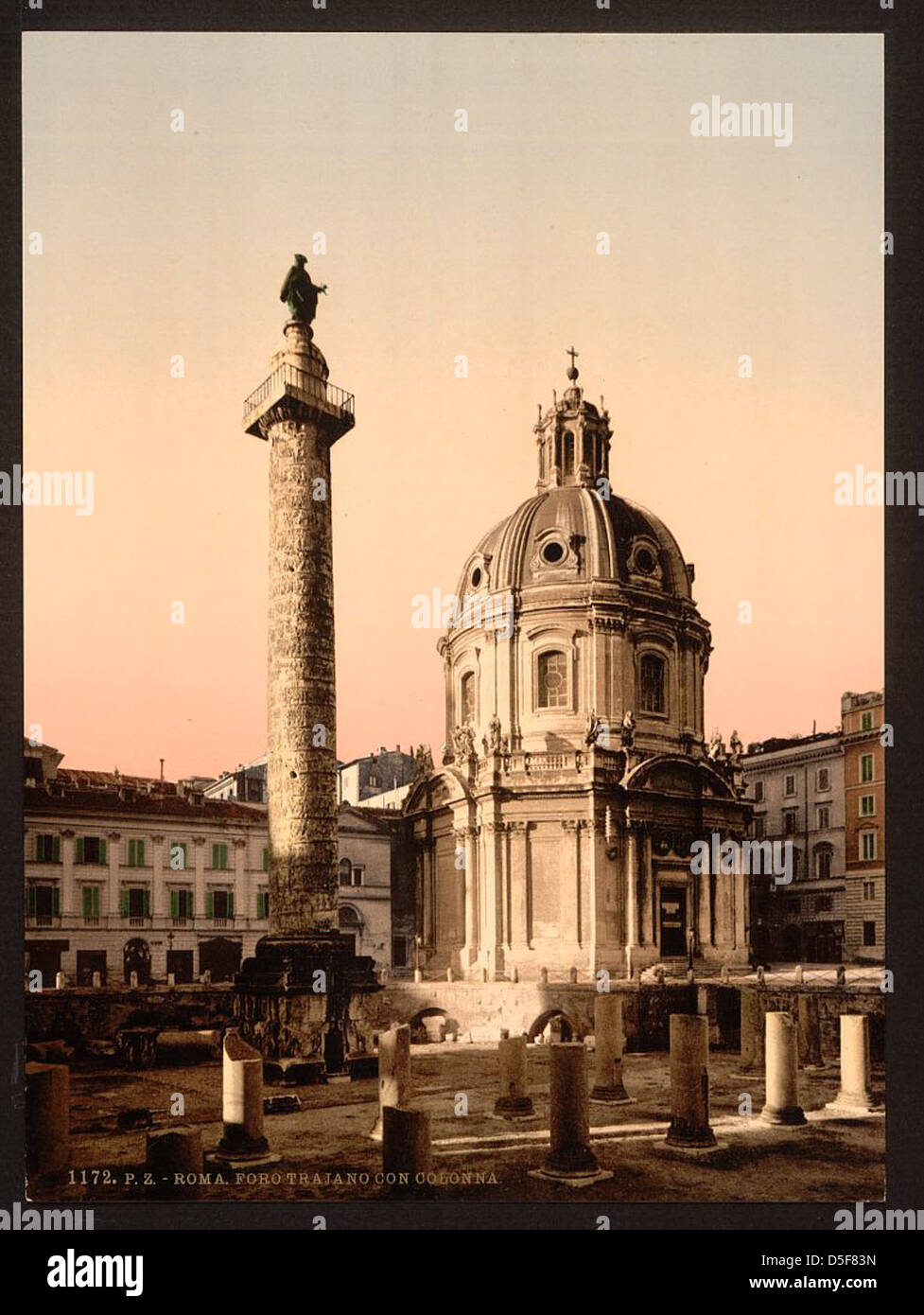 [Pilier de Trajan, Rome, Italie] (LOC) Banque D'Images