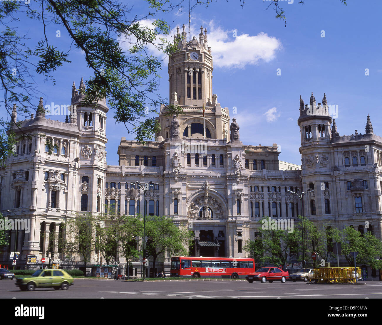Palacio de Cibeles (Cibeles Palace), Plaza de Cibeles, Madrid, Communauté de Madrid, Espagne Banque D'Images